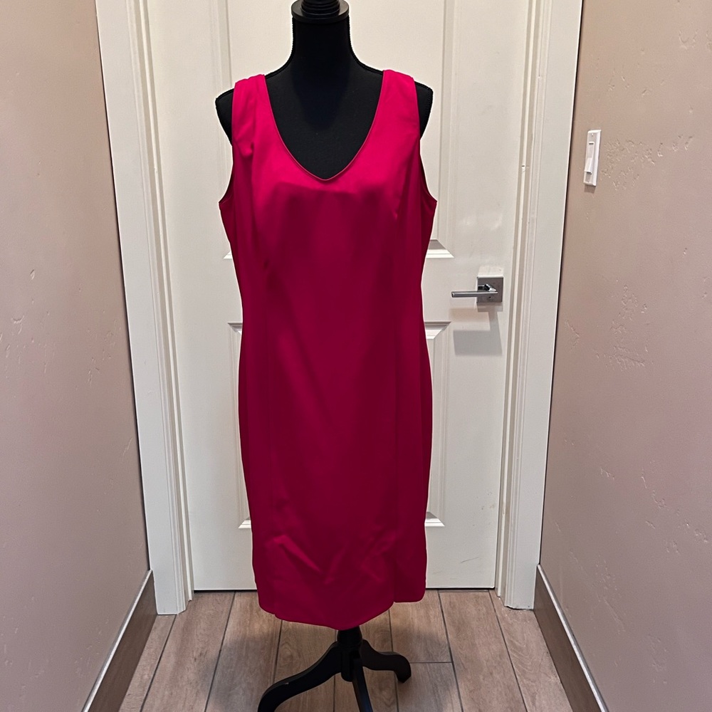 White House Black Market Vibrant Pink Dress